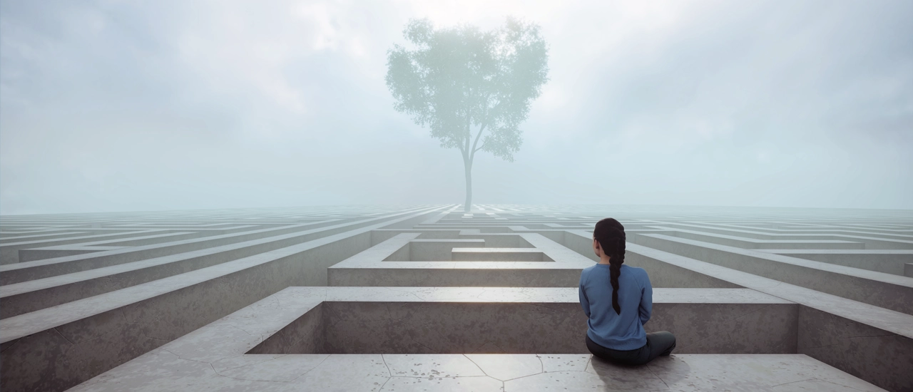 Seeing a clear path to the goal